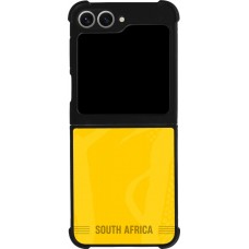 Samsung Galaxy Z Flip6 Case Hülle - Silikon schwarz Südafrika 2026 personalisierbares Fussballtrikot