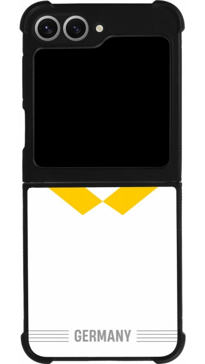 Samsung Galaxy Z Flip6 Case Hülle - Silikon schwarz Deutschland 2026 personalisierbares Fussballtrikot