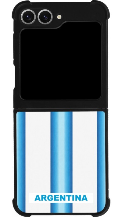 Samsung Galaxy Z Flip6 Case Hülle - Silikon schwarz Argentinien 2026 personalisierbares Fussballtrikot