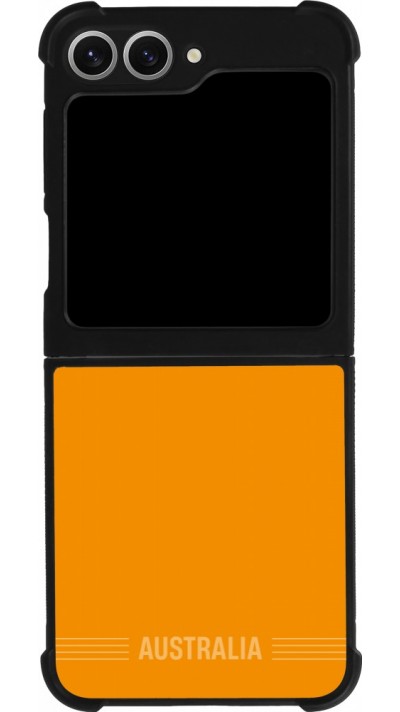 Samsung Galaxy Z Flip6 Case Hülle - Silikon schwarz Australien 2026 personalisierbares Fussballtrikot
