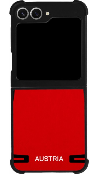 Samsung Galaxy Z Flip6 Case Hülle - Silikon schwarz O?sterreich 2026 personalisierbares Fussballtrikot