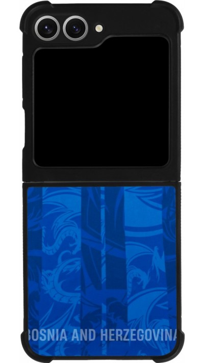 Samsung Galaxy Z Flip6 Case Hülle - Silikon schwarz Bosnien und Herzegowina 2026 personalisierbares Fussballtrikot