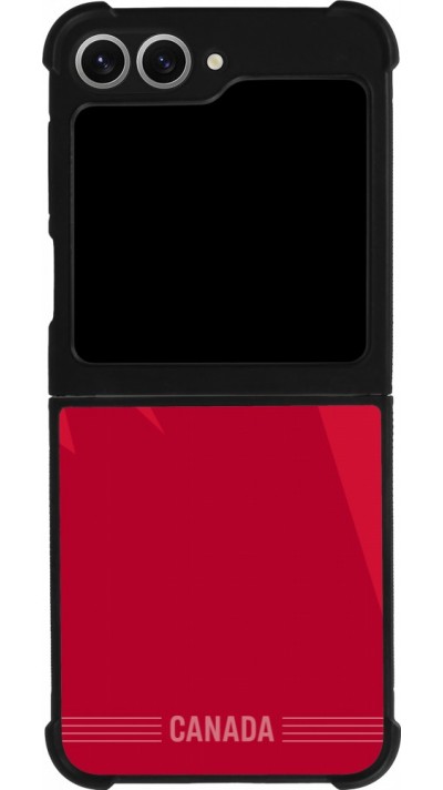 Samsung Galaxy Z Flip6 Case Hülle - Silikon schwarz Kanada 2026 personalisierbares Fussballtrikot