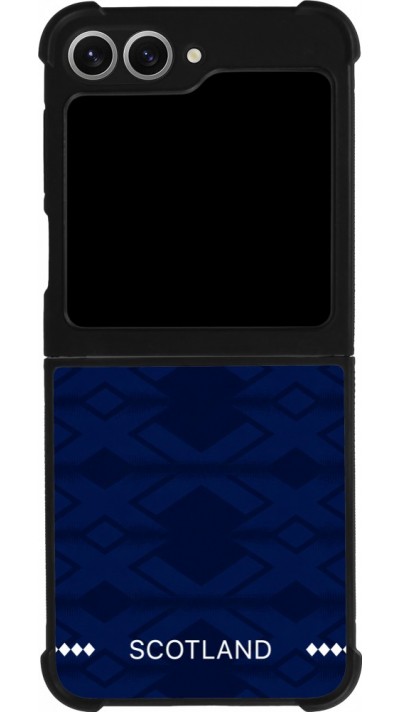 Samsung Galaxy Z Flip6 Case Hülle - Silikon schwarz Schottland 2026 personalisierbares Fussballtrikot