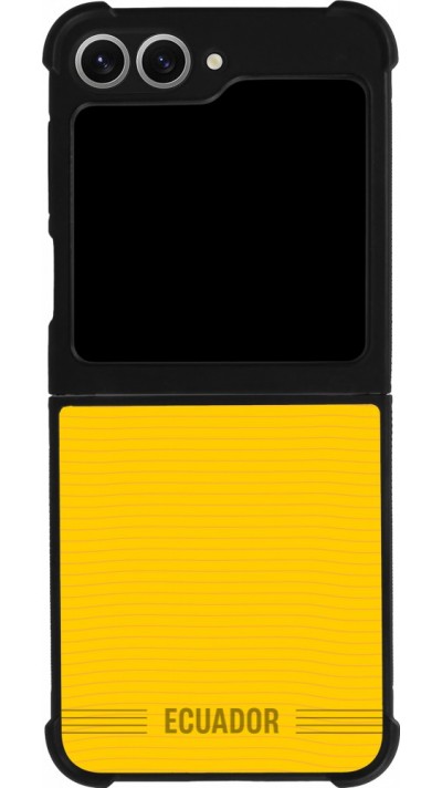 Samsung Galaxy Z Flip6 Case Hülle - Silikon schwarz Ecuador 2026 personalisierbares Fussballtrikot