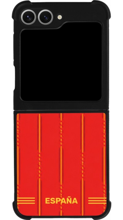 Samsung Galaxy Z Flip6 Case Hülle - Silikon schwarz Spanien 2026 personalisierbares Fussballtrikot