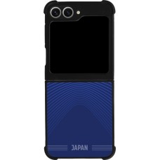 Samsung Galaxy Z Flip6 Case Hülle - Silikon schwarz Japan 2026 personalisierbares Fussballtrikot