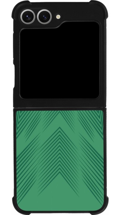 Samsung Galaxy Z Flip6 Case Hülle - Silikon schwarz Mexiko 2022 personalisierbares Fussballtrikot