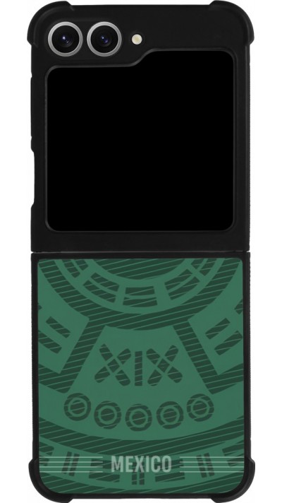 Samsung Galaxy Z Flip6 Case Hülle - Silikon schwarz Mexiko 2026 personalisierbares Fussballtrikot