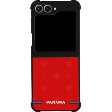 Samsung Galaxy Z Flip6 Case Hülle - Silikon schwarz Panama 2026 personalisierbares Fussballtrikot