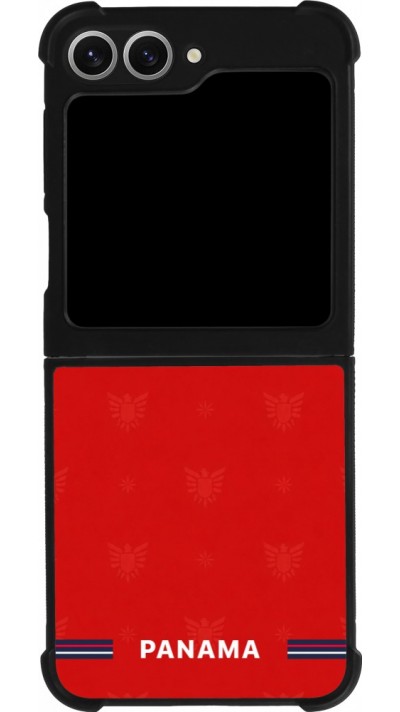 Samsung Galaxy Z Flip6 Case Hülle - Silikon schwarz Panama 2026 personalisierbares Fussballtrikot