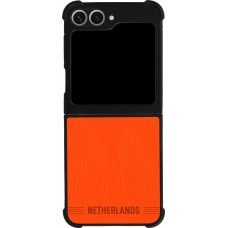 Samsung Galaxy Z Flip6 Case Hülle - Silikon schwarz Niederlande 2026 personalisierbares Fussballtrikot