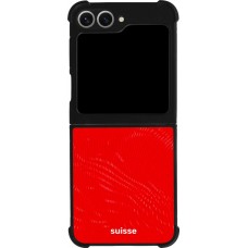 Samsung Galaxy Z Flip6 Case Hülle - Silikon schwarz Schweiz 2026 personalisierbares Fussballtrikot