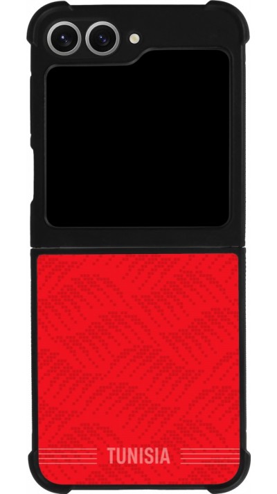 Samsung Galaxy Z Flip6 Case Hülle - Silikon schwarz Tunesien 2026 personalisierbares Fussballtrikot