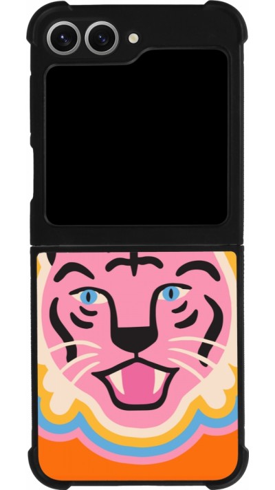 Samsung Galaxy Z Flip6 Case Hülle - Silikon schwarz Lion colors 2026