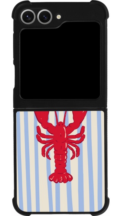 Samsung Galaxy Z Flip6 Case Hülle - Silikon schwarz Red lobster 2026