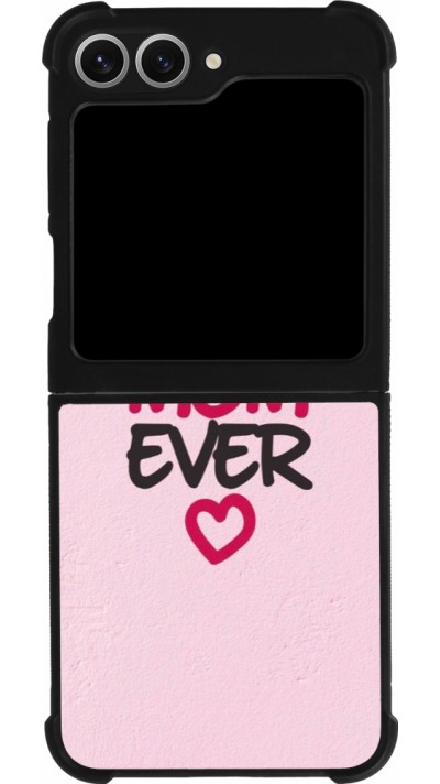 Samsung Galaxy Z Flip6 Case Hülle - Silikon schwarz Mom 2023 best Mom ever pink