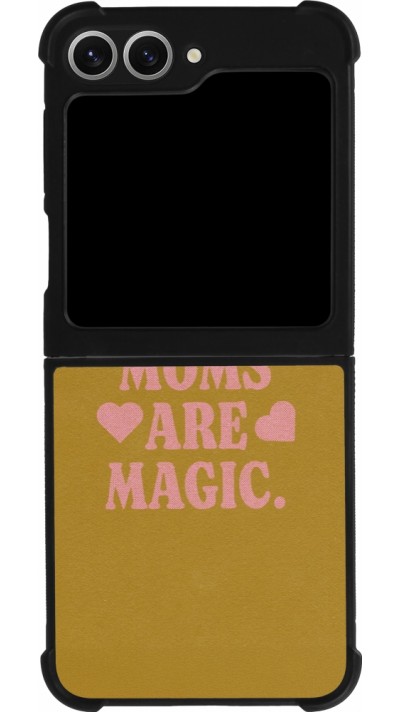 Samsung Galaxy Z Flip6 Case Hülle - Silikon schwarz Mom 2026 Are Magic