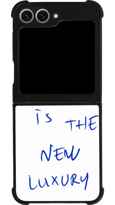 Coque Samsung Galaxy Z Flip6 - Silicone rigide noir Offline is the new luxury