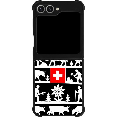 Samsung Galaxy Z Flip6 Case Hülle - Silikon schwarz Poya Schweiz 1 schwarz