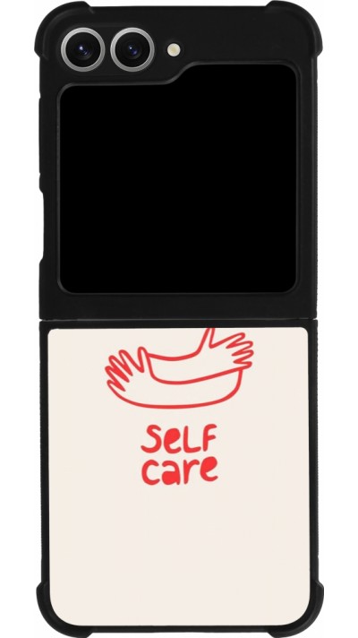 Samsung Galaxy Z Flip6 Case Hülle - Silikon schwarz Saint Valentines Day 26 Self love self care