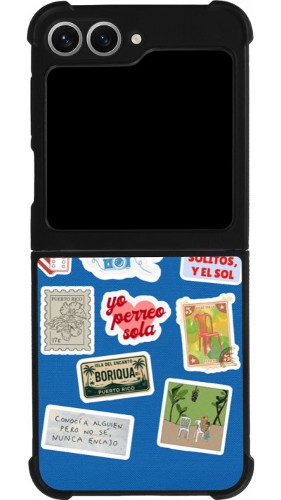 Samsung Galaxy Z Flip6 Case Hülle - Silikon schwarz Seals of the Dominican Republic DTMF