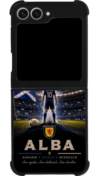 Samsung Galaxy Z Flip6 Case Hülle - Silikon schwarz Fussball Schottland splash 2026