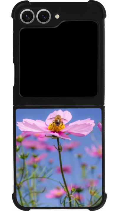 Samsung Galaxy Z Flip6 Case Hülle - Silikon schwarz Bee on a flower 2026