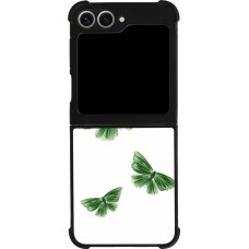 Samsung Galaxy Z Flip6 Case Hülle - Silikon schwarz Butterflies Spring 2026