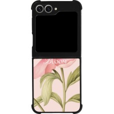 Samsung Galaxy Z Flip6 Case Hülle - Silikon schwarz Just Bloom Spring 2026