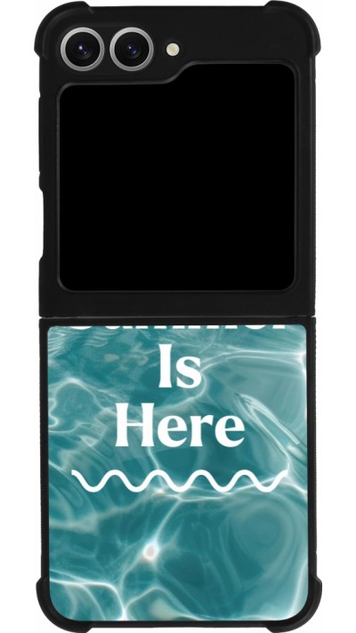 Samsung Galaxy Z Flip6 Case Hülle - Silikon schwarz Summer 2025 Summer is here