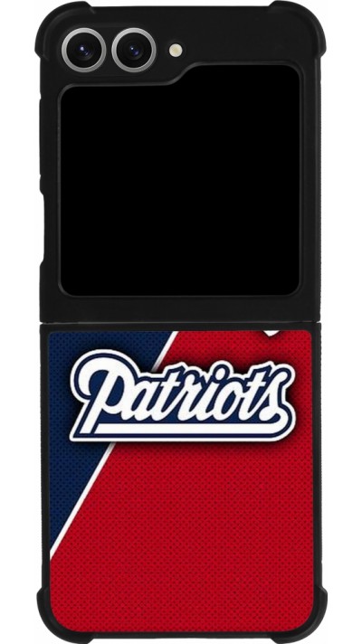 Samsung Galaxy Z Flip6 Case Hülle - Silikon schwarz Super Bowl 26 Patriots 1