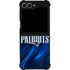 Samsung Galaxy Z Flip6 Case Hülle - Silikon schwarz Super Bowl 26 Patriots 2