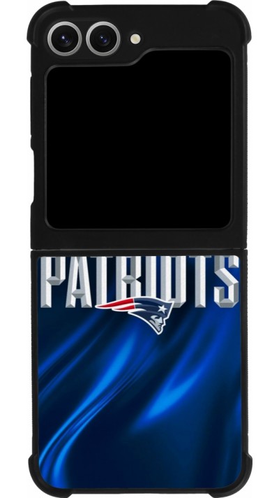 Samsung Galaxy Z Flip6 Case Hülle - Silikon schwarz Super Bowl 26 Patriots 2