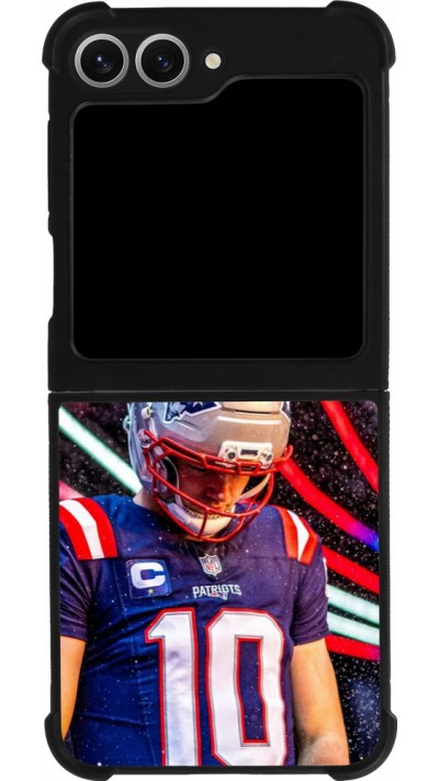 Samsung Galaxy Z Flip6 Case Hülle - Silikon schwarz Super Bowl 26 Patriots 3