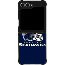 Samsung Galaxy Z Flip6 Case Hülle - Silikon schwarz Super Bowl 26 Seattle 3