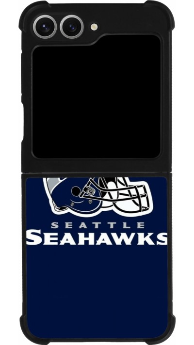 Samsung Galaxy Z Flip6 Case Hülle - Silikon schwarz Super Bowl 26 Seattle 3
