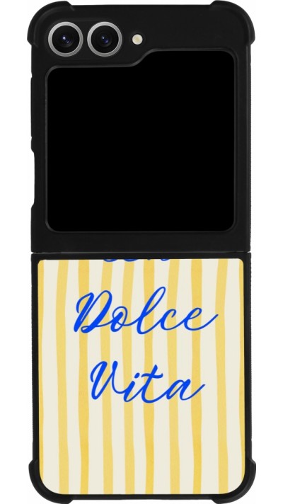 Samsung Galaxy Z Flip6 Case Hülle - Silikon schwarz The good life 2026