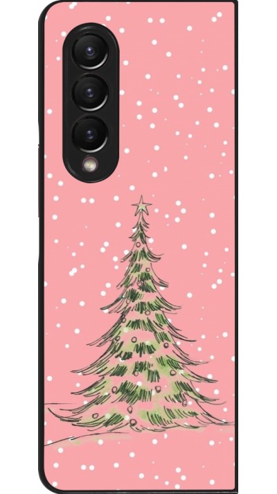 Samsung Galaxy Z Fold3 5G Case Hülle - Christmas 25 Pink Tree