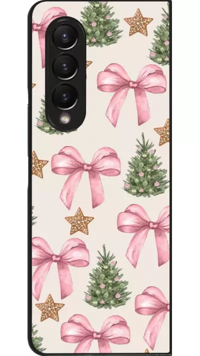 Samsung Galaxy Z Fold3 5G Case Hülle - Christmas 25 Vintage Ribbons