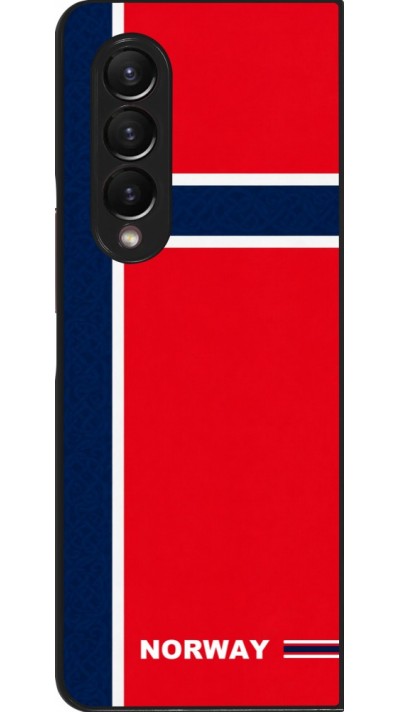 Samsung Galaxy Z Fold3 5G Case Hülle - Norwegen 2026 personalisierbares Fussballtrikot