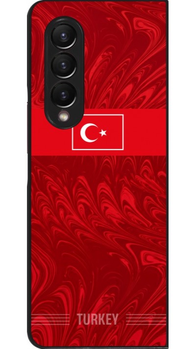 Samsung Galaxy Z Fold3 5G Case Hülle - Türkei 2026 personalisierbares Fussballtrikot