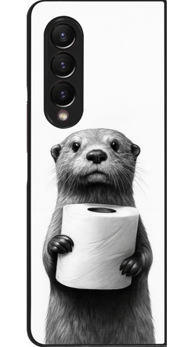 Coque Samsung Galaxy Z Fold3 5G - Loutre papier de toilette