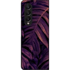 Samsung Galaxy Z Fold3 5G Case Hülle - Purple Light Leaves