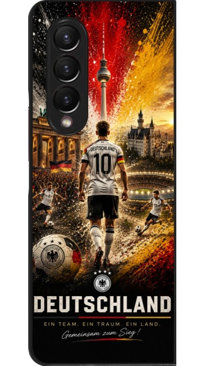 Samsung Galaxy Z Fold3 5G Case Hülle - Fussball Deutschland splash 2026