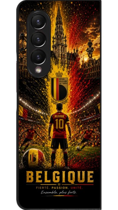 Samsung Galaxy Z Fold3 5G Case Hülle - Fussball Belgien splash 2026