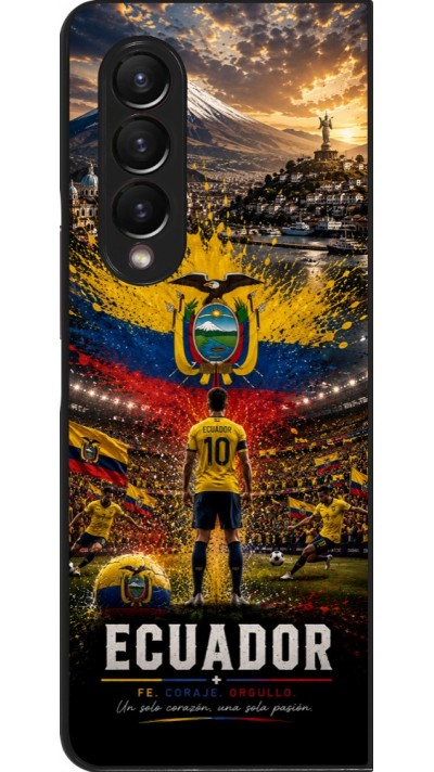 Samsung Galaxy Z Fold3 5G Case Hülle - Fussball Ecuador splash 2026