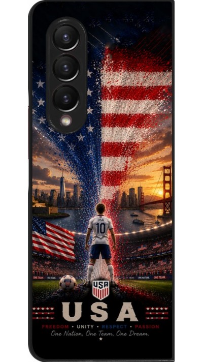 Samsung Galaxy Z Fold3 5G Case Hülle - Fussball Vereinigten Staaten splash 2026