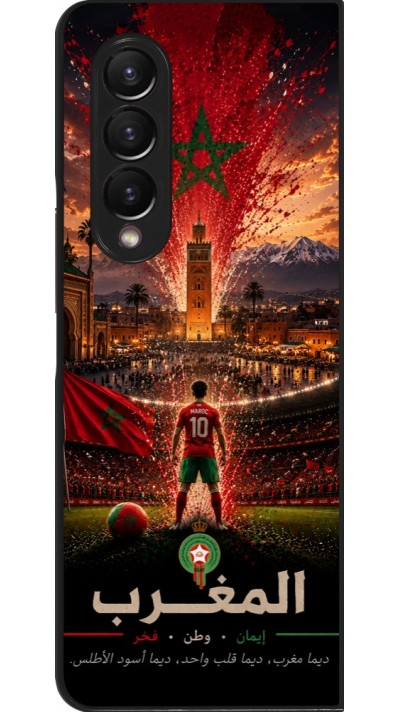 Samsung Galaxy Z Fold3 5G Case Hülle - Fussball Marokko splash 2026