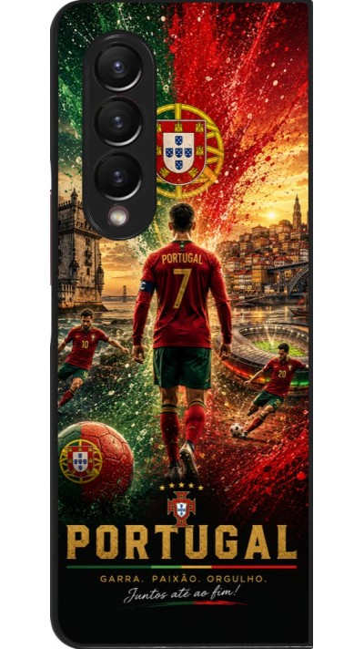 Samsung Galaxy Z Fold3 5G Case Hülle - Fussball Portugal splash 2026